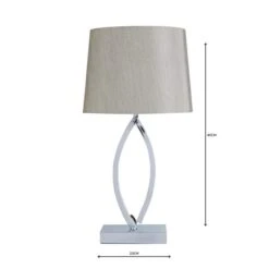 Dunelm Como Table Lamp Chrome Shade 12 Dunelm Como Table Lamp Chrome Shade -Lighting Heaven 1000011023 alt04