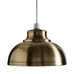 Galley Antique Brass Easy Fit Pendant 10 Galley Antique Brass Easy Fit Pendant -Lighting Heaven 1000038961 alt04