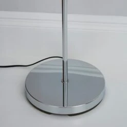 Dunelm Stem Chrome Floor Lamp Base -Lighting Heaven 1000044867 alt02