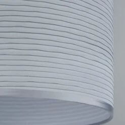 Dunelm Ripple Lamp Shade 24cm Silver 8 Dunelm Ripple Lamp Shade 24cm Silver -Lighting Heaven 1000049215 alt02
