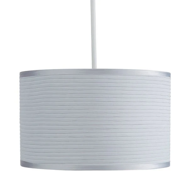 Dunelm Ripple Lamp Shade 24cm Silver 6 Dunelm Ripple Lamp Shade 24cm Silver - Image 4