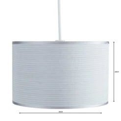 Ripple Lamp Shade 30cm Silver -Lighting Heaven 1000049216 alt04