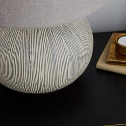 Dunelm Dahlia Scratched Resin Grey Table Lamp 10 Dunelm Dahlia Scratched Resin Grey Table Lamp -Lighting Heaven 1000062854 alt02