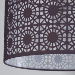 Dunelm Arlo Lamp Shade 30cm Grey 8 Dunelm Arlo Lamp Shade 30cm Grey -Lighting Heaven 1000076044 alt02