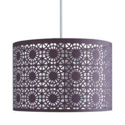 Dunelm Arlo Lamp Shade 30cm Grey 9 Dunelm Arlo Lamp Shade 30cm Grey -Lighting Heaven 1000076044 alt04