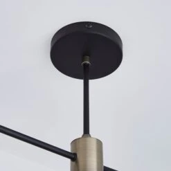 Dunelm Tanner 3 Light Black Bar Ceiling Fitting -Lighting Heaven 1000076102 alt03