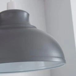 Dunelm Galley Grey Easy Fit Pendant 9 Dunelm Galley Grey Easy Fit Pendant -Lighting Heaven 1000084079 alt02