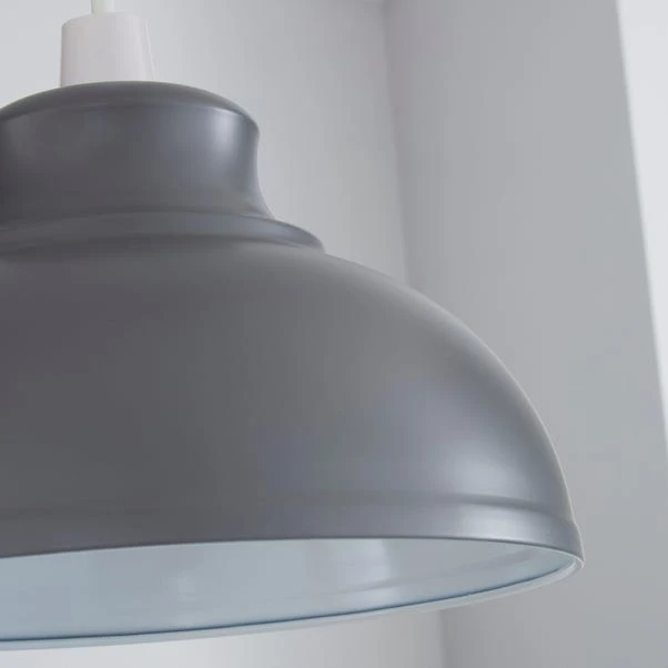 Dunelm Galley Grey Easy Fit Pendant 5 Dunelm Galley Grey Easy Fit Pendant - Image 3
