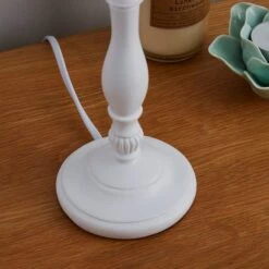 Dunelm Tofty Mini Ivory Table Lamp -Lighting Heaven 1000093314 alt02