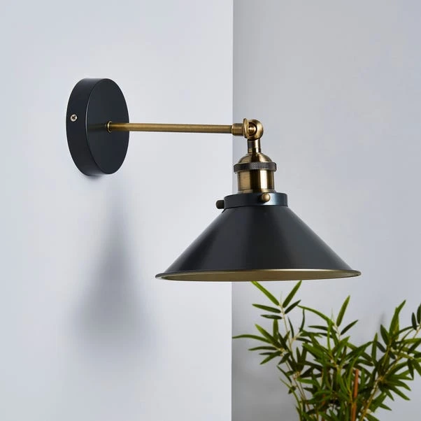 Dunelm Logan Industrial Grey Wall Light 4 Dunelm Logan Industrial Grey Wall Light - Image 2
