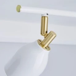 Dunelm Clio 4 Light White Spotlight Bar 10 Dunelm Clio 4 Light White Spotlight Bar -Lighting Heaven 1000119712 alt02