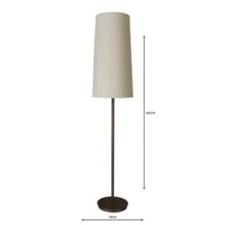 Dunelm Bronson Natural Floor Lamp -Lighting Heaven 1000119782 alt04