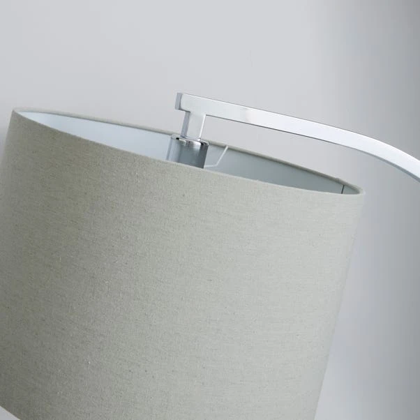 Dunelm Meson Chrome Floor Lamp 5 Dunelm Meson Chrome Floor Lamp - Image 3