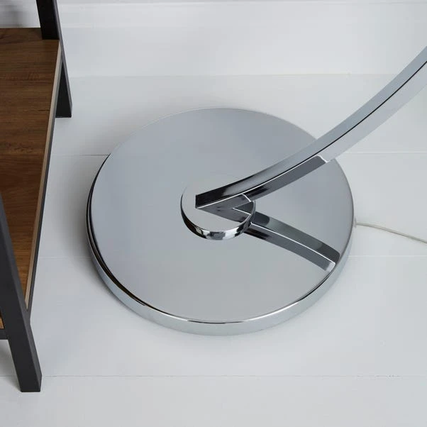 Dunelm Meson Chrome Floor Lamp 6 Dunelm Meson Chrome Floor Lamp - Image 4