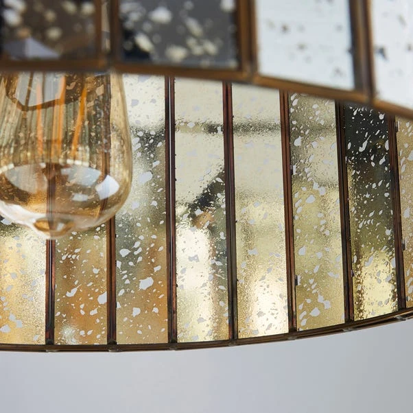 Dunelm Seraphina 1 Light Mercury Glass Pendant Ceiling Fitting 5 Dunelm Seraphina 1 Light Mercury Glass Pendant Ceiling Fitting - Image 3