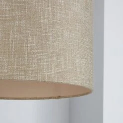 Dunelm Boucle Lamp Shade 35cm Natural -Lighting Heaven 1000119841 alt02