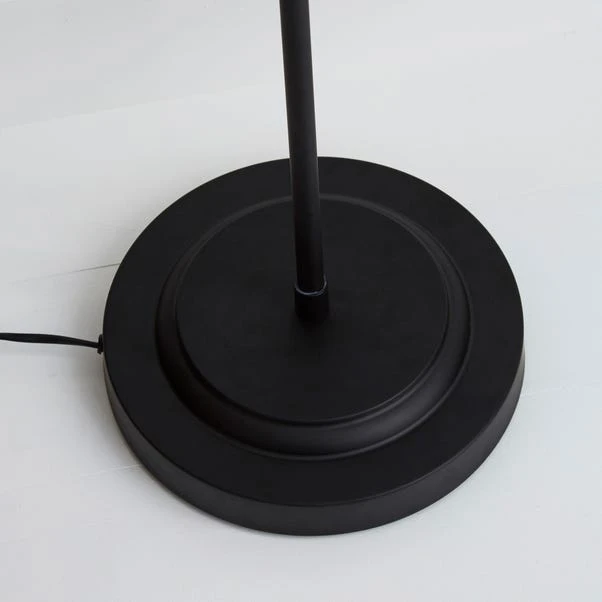 Dunelm Healy 2 Light Black Floor Lamp 5 Dunelm Healy 2 Light Black Floor Lamp - Image 3