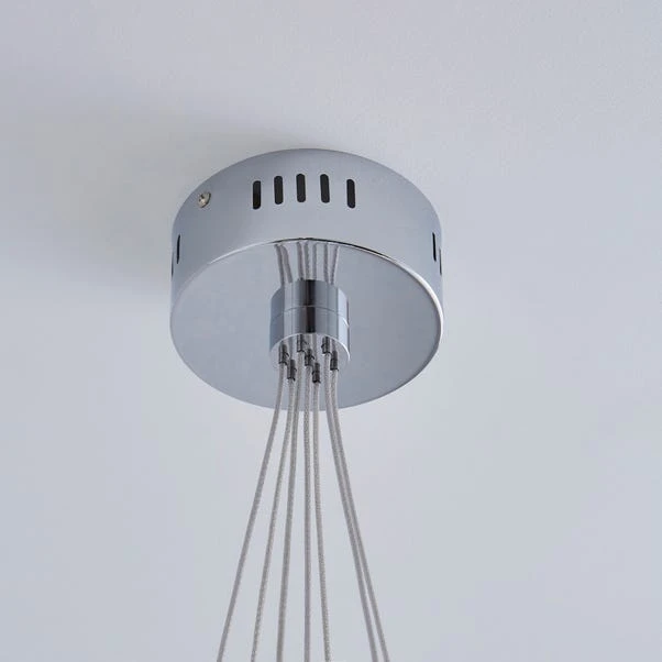 Dunelm Elmira 7 Light Bubble Glass Cluster Ceiling Fitting 5 Dunelm Elmira 7 Light Bubble Glass Cluster Ceiling Fitting - Image 3