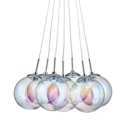 Dunelm Elmira 7 Light Bubble Glass Cluster Ceiling Fitting 12 Dunelm Elmira 7 Light Bubble Glass Cluster Ceiling Fitting -Lighting Heaven 1000119872 alt05