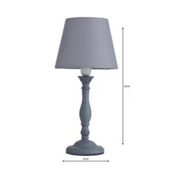 Dunelm Tofty Grey Table Lamp -Lighting Heaven 1000119883 alt04