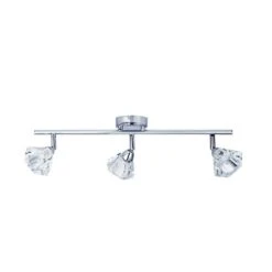 Dunelm Khobi 3 Light Glass Spotlight Bar -Lighting Heaven 1000119895 alt05