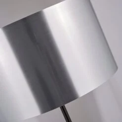 Dunelm Volos Shiny Black Floor Lamp -Lighting Heaven 1000119902 alt02