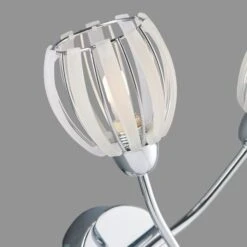 Dunelm Rosa 2 Light Chrome Wall Light 10 Dunelm Rosa 2 Light Chrome Wall Light -Lighting Heaven 1000137329 alt02