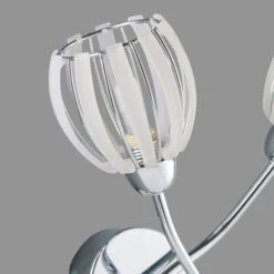 Dunelm Rosa 2 Light Chrome Wall Light 11 Dunelm Rosa 2 Light Chrome Wall Light -Lighting Heaven 1000137329 alt03