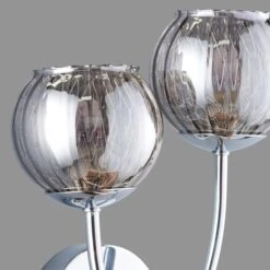 Dunelm Arta 2 Light Chrome Wall Light 11 Dunelm Arta 2 Light Chrome Wall Light -Lighting Heaven 1000137352 alt03