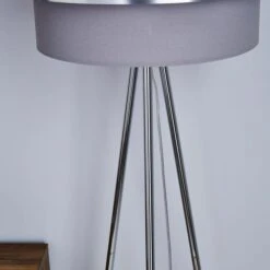 Dunelm Joey Tripod Grey Floor Lamp 11 Dunelm Joey Tripod Grey Floor Lamp -Lighting Heaven 1000137371 alt03