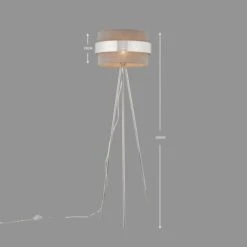 Dunelm Joey Tripod Grey Floor Lamp 13 Dunelm Joey Tripod Grey Floor Lamp -Lighting Heaven 1000137371 alt05