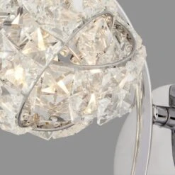 Dunelm Cecilie Glass Wall Light -Lighting Heaven 1000137375 alt02