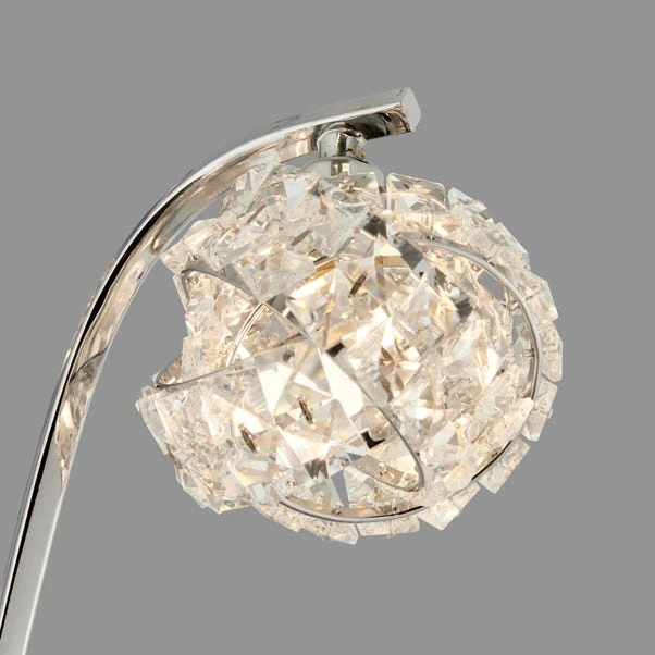 Dunelm Cecilie 3 Arm Chrome Floor Lamp 5 Dunelm Cecilie 3 Arm Chrome Floor Lamp - Image 3