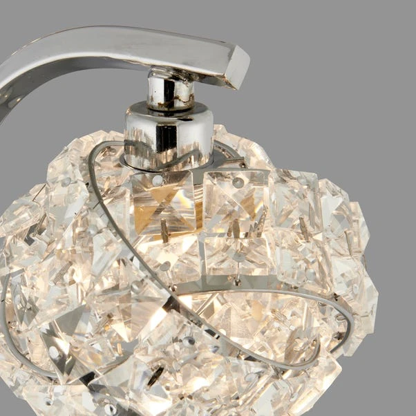 Dunelm Cecilie 3 Arm Chrome Floor Lamp 6 Dunelm Cecilie 3 Arm Chrome Floor Lamp - Image 4