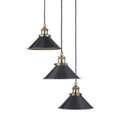 Dunelm Logan 3 Light Grey Industrial Cluster Ceiling Fitting -Lighting Heaven 1000139091 alt05