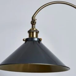 Dunelm Logan Grey Industrial Floor Lamp -Lighting Heaven 1000139093 alt02