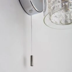 Dunelm Hylton Glass Bathroom Wall Light 11 Dunelm Hylton Glass Bathroom Wall Light -Lighting Heaven 1000149066 alt03