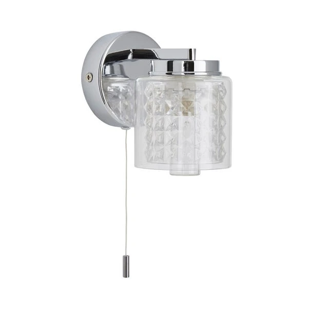 Dunelm Hylton Glass Bathroom Wall Light 7 Dunelm Hylton Glass Bathroom Wall Light - Image 5