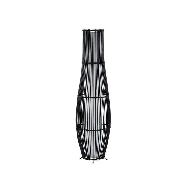 Dunelm Alec Natural Cane Black Floor Lamp 7 Dunelm Alec Natural Cane Black Floor Lamp - Image 5