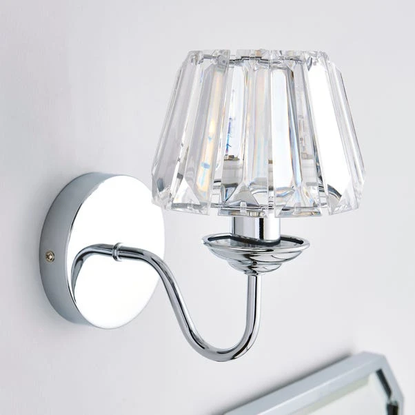 Dunelm Paloma Glass Wall Light 4 Dunelm Paloma Glass Wall Light - Image 2