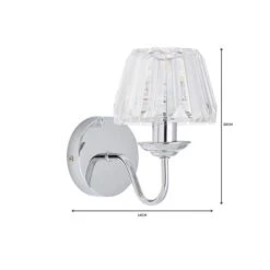 Dunelm Paloma Glass Wall Light 13 Dunelm Paloma Glass Wall Light -Lighting Heaven 1000149124 alt06