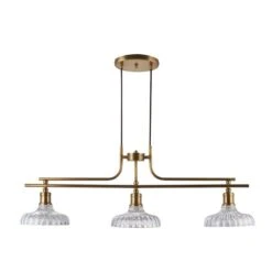 Dunelm Colt 3 Light Diner Antique Brass Ceiling Fitting 12 Dunelm Colt 3 Light Diner Antique Brass Ceiling Fitting -Lighting Heaven 1000149131 alt05