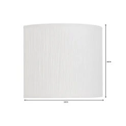 Dunelm Taora Paper Ivory Shade Wall Light -Lighting Heaven 1000149141 alt06
