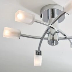 Vogue Lighting Vogue Havana 6 Light Semi Flush Ceiling Fitting -Lighting Heaven 1000156379 alt02