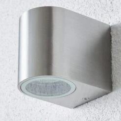 Dunelm Tam Down Lighter Steel Outdoor Wall Light -Lighting Heaven 1000157764 alt02