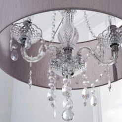 Dunelm Livia 3 Light Jewel Shaded Grey Chandelier 10 Dunelm Livia 3 Light Jewel Shaded Grey Chandelier -Lighting Heaven 1000158433 alt02