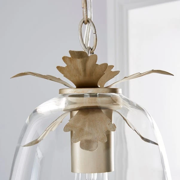 Dunelm Mase Bell 1 Light Pendant Glass Ceiling Fitting 5 Dunelm Mase Bell 1 Light Pendant Glass Ceiling Fitting - Image 3