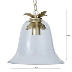 Dunelm Mase Bell 1 Light Pendant Glass Ceiling Fitting 12 Dunelm Mase Bell 1 Light Pendant Glass Ceiling Fitting -Lighting Heaven 1000158478 alt04