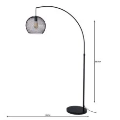 Dunelm Harrison Arc Black Floor Lamp 12 Dunelm Harrison Arc Black Floor Lamp -Lighting Heaven 1000158483 alt04