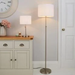 Dunelm Hemming Adjustable Height Steel Floor Lamp -Lighting Heaven 1000158513 alt08